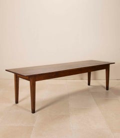 Late 19th Century French Oak Farm House Table