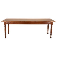 19th Century French Cherrywood Farmhouse Table