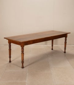 19th Century French Cherrywood Farmhouse Table