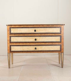 Late 18th Century Italian Neoclassical Painted Commode