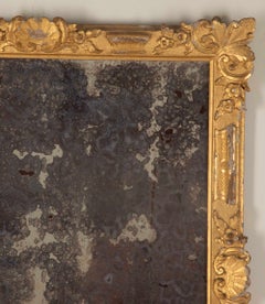 Early 18th Century French Régence Carved Giltwood Mirror