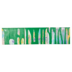 Pittura astratta contemporanea a olio di Nanda Khiara