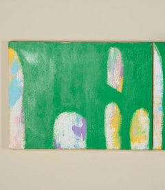 Pittura astratta contemporanea a olio di Nanda Khiara