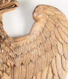 Aquila in noce intagliato, epoca napoleonica, XIX secolo, Francia