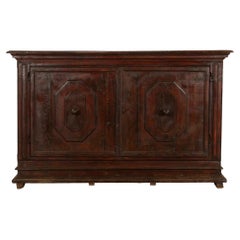 Early 17th Century Italian Walnut Sacristy Cassettone