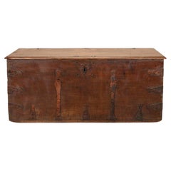 18th Century Dutch 'East India Company' Teak Chest, Dated 1730