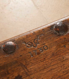18th Century Dutch 'East India Company' Teak Chest, Dated 1730