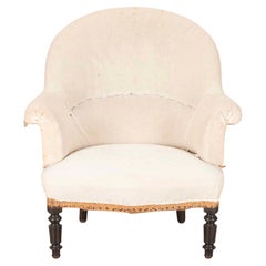 19th Century French Napoleon III Crapaud Armchair