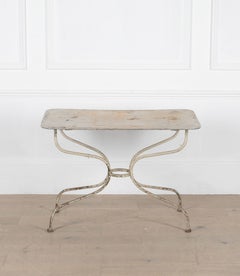 Early 20th Century French Metal Garden Table