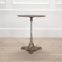20th Century French Cast Iron Bistro Table