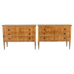 Pair of Early 19th Century Italian Cherrywood Commodes