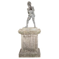 Figurine de jardin en plomb du XVIIIe siècle représentant Punch, attribuée à John Cheere