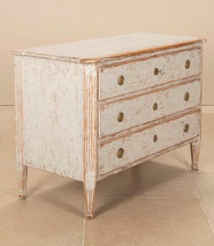 19th Century Swedish Painted Commode
