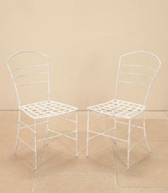 Set of Four 19th Century French Garden Chairs