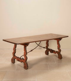 Large 18th Century Italian Renaissance Style Oak Table
