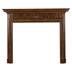Large Late 18th Century George III Fire Surround