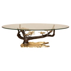1970s Bonsai Tree Coffee Table by Willy Daro