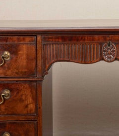 George III Mahogany Pedestal Desk Attributed To Gillows Of Lancaster & London