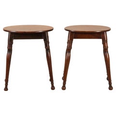 Pair of Early 19th Century English Mahogany Stools