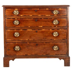 George III Mahogany Inlaid Chest of Drawers