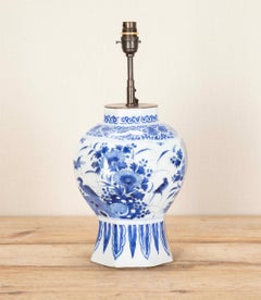 18th Century Delft Vase Table Lamp