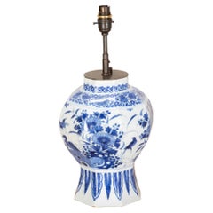 18th Century Delft Vase Table Lamp