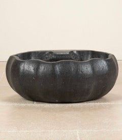 Weinbehälter aus Marmor im Barockstil des 18. Jahrhunderts in Muschelform