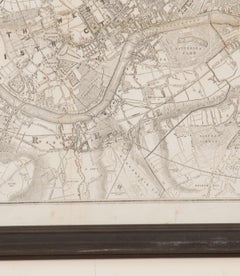 Large 19th Century Map of London by Edward Stanford