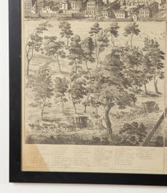 Large Early 20th Century Prospect of the City of London, Westminster and St. Jam