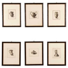 Ensemble de six gravures du XVIIIe siècle réalisées par William Hamilton (1730-1803)