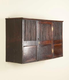 Early 18th Century Welsh Oak Mural Livery Cupboard