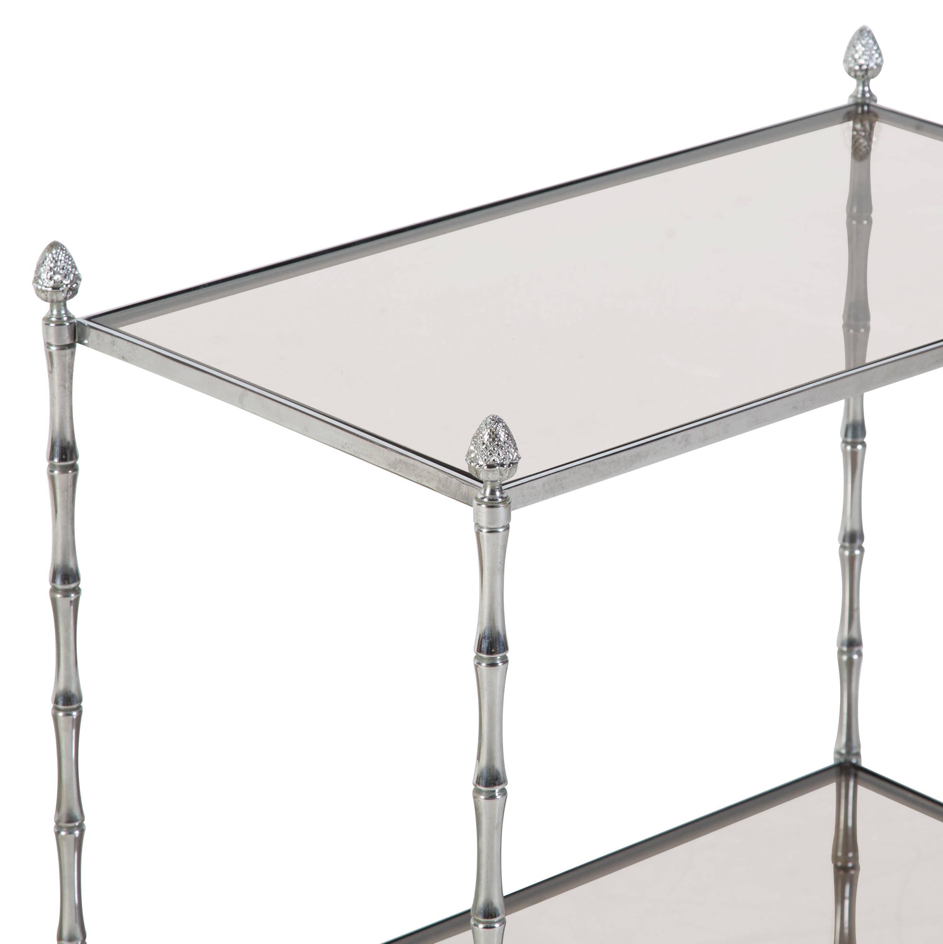 Pair of Silvered Side Tables In Good Condition In Gloucestershire, GB