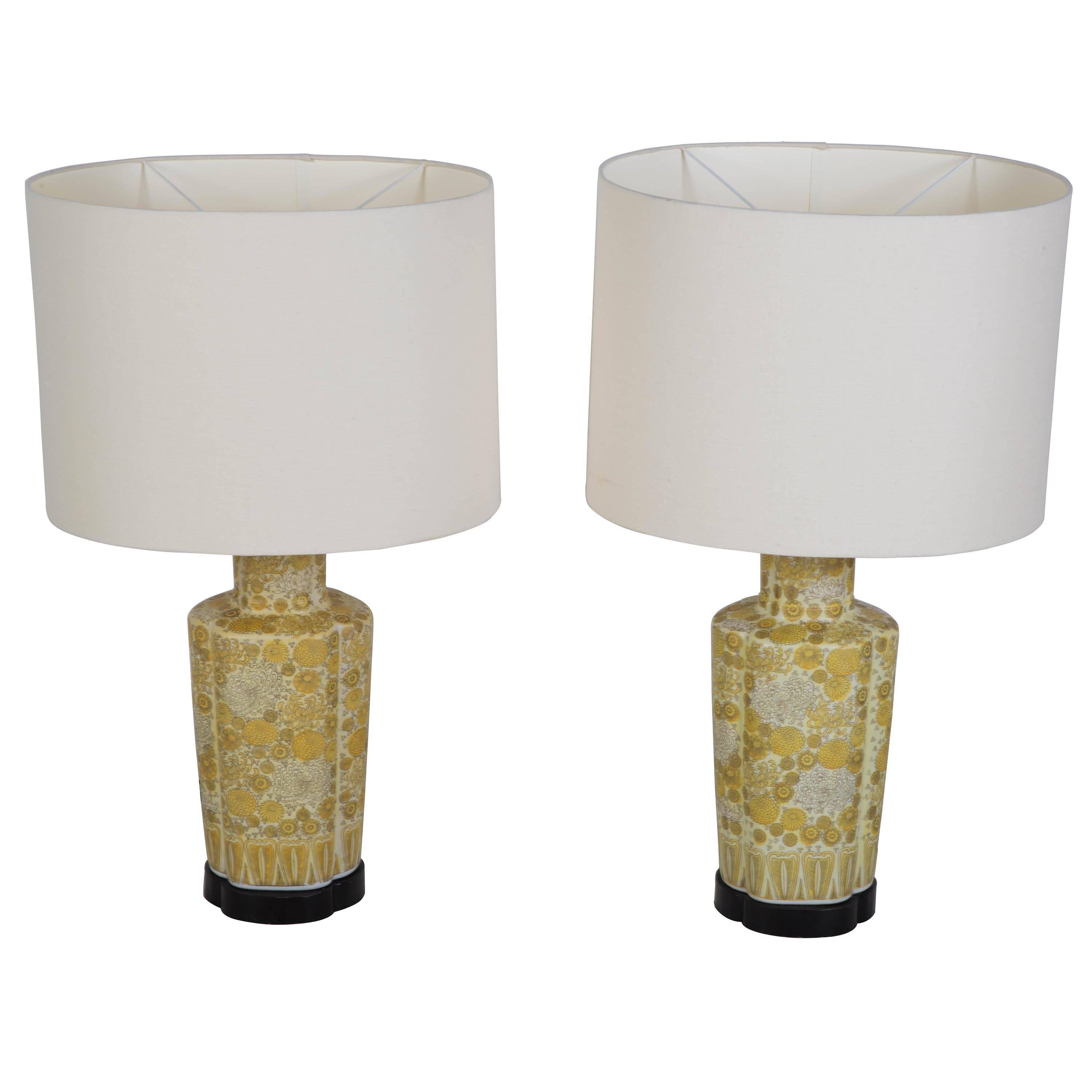 Pair of 1960s Ceramic Table Lamps In Good Condition In Gloucestershire, GB
