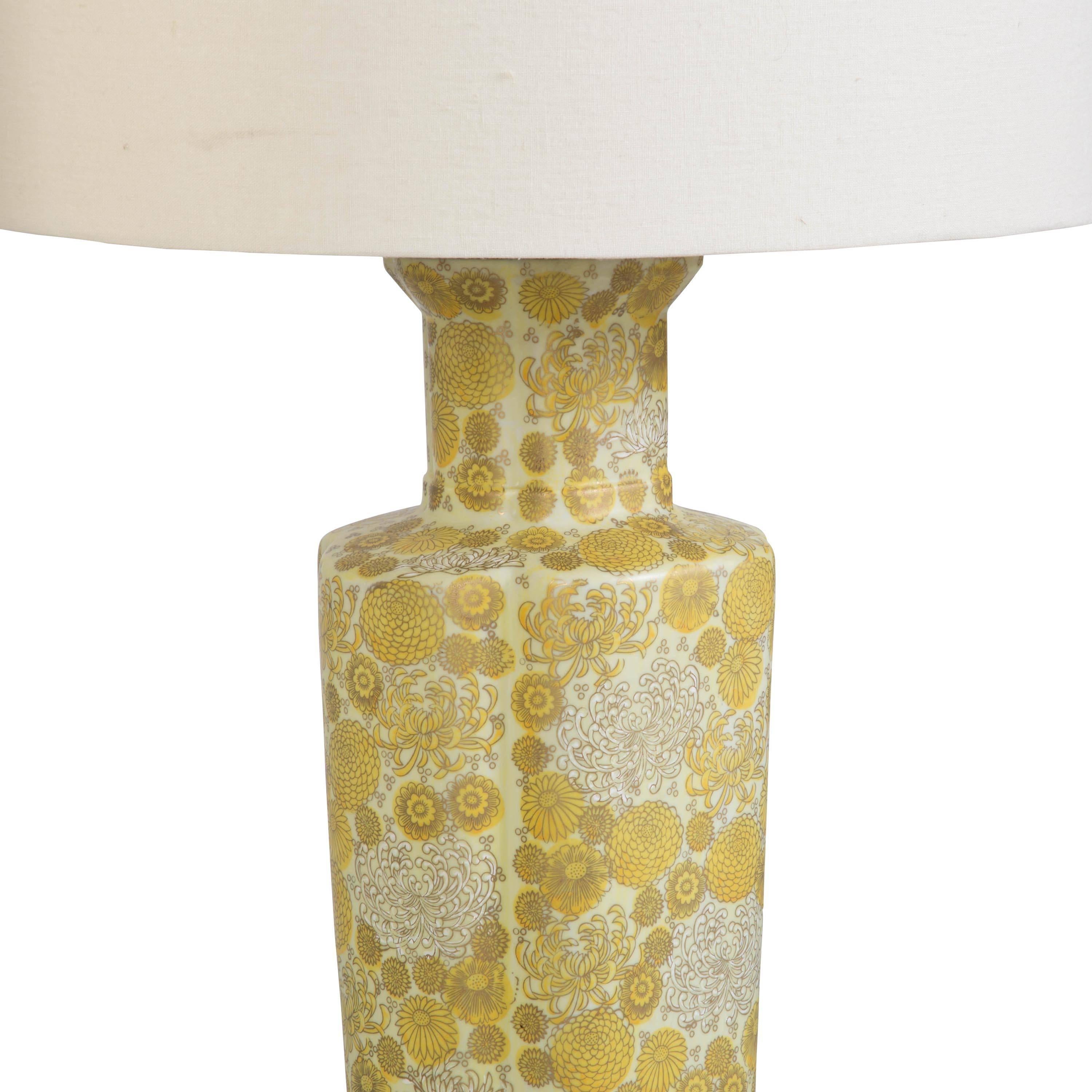 20th Century Pair of 1960s Ceramic Table Lamps