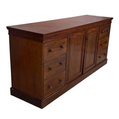 Mahogany Dwarf Linen Press
