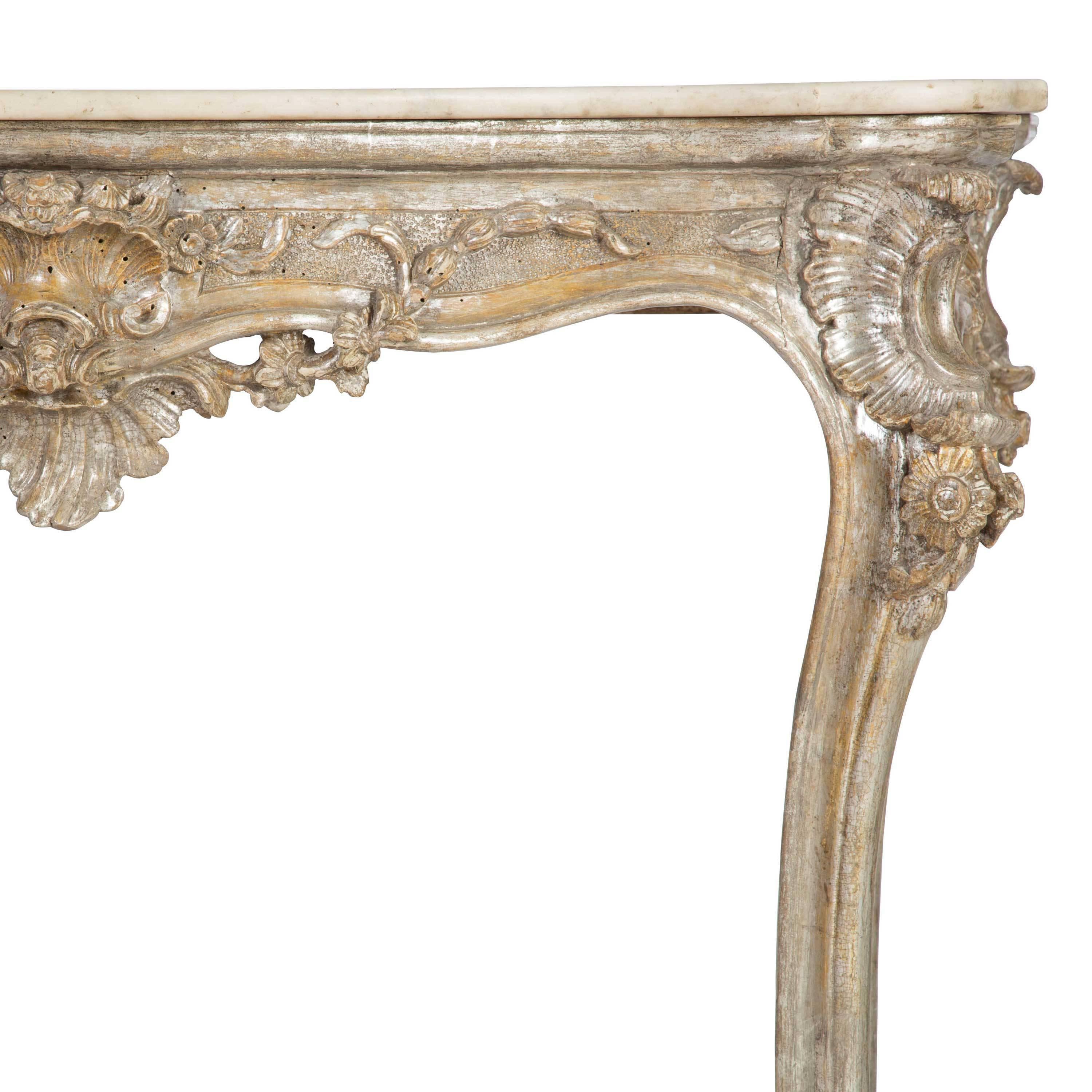 18th Century and Earlier 18th Century Rococo Console Table