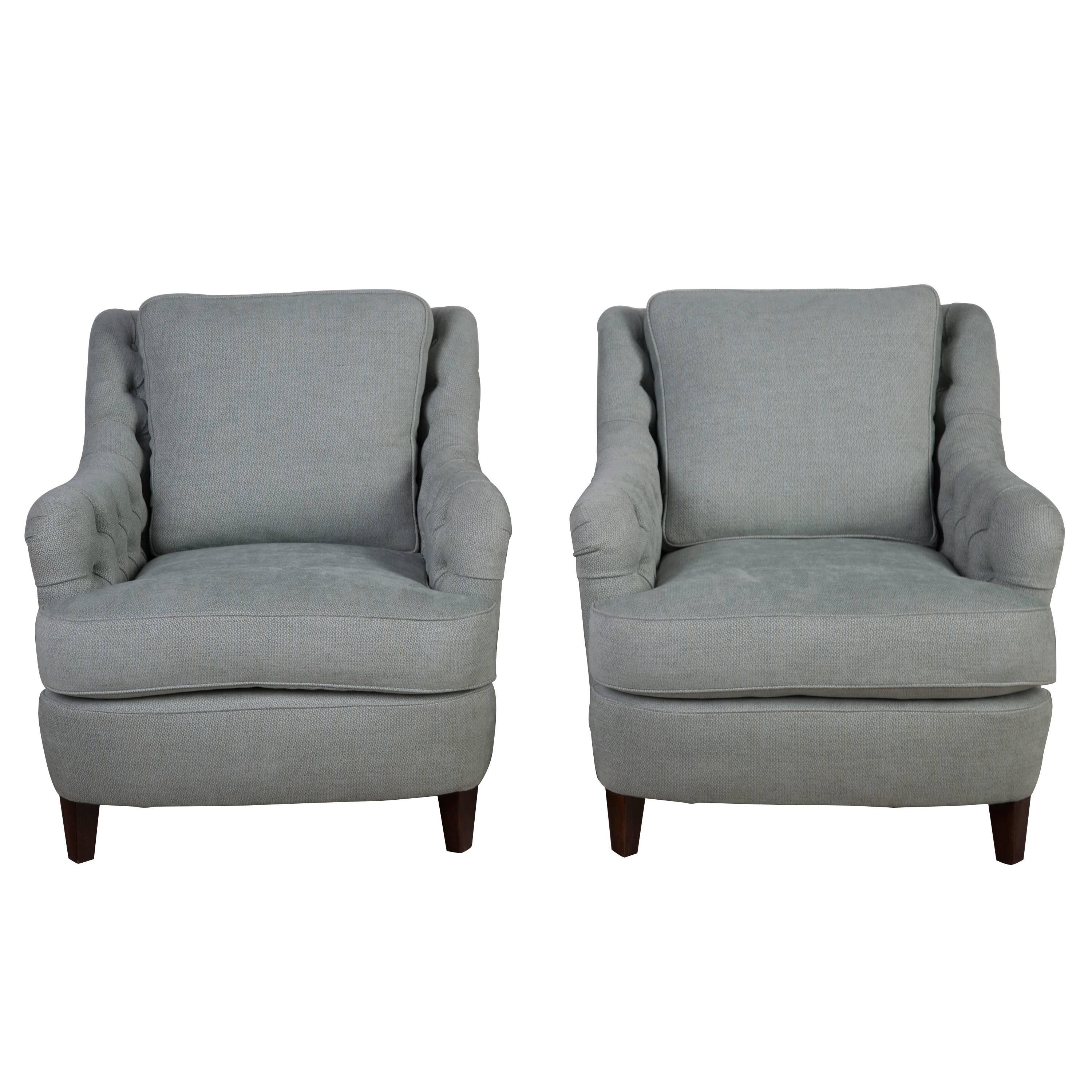 Pair of 1950s French Armchairs 1