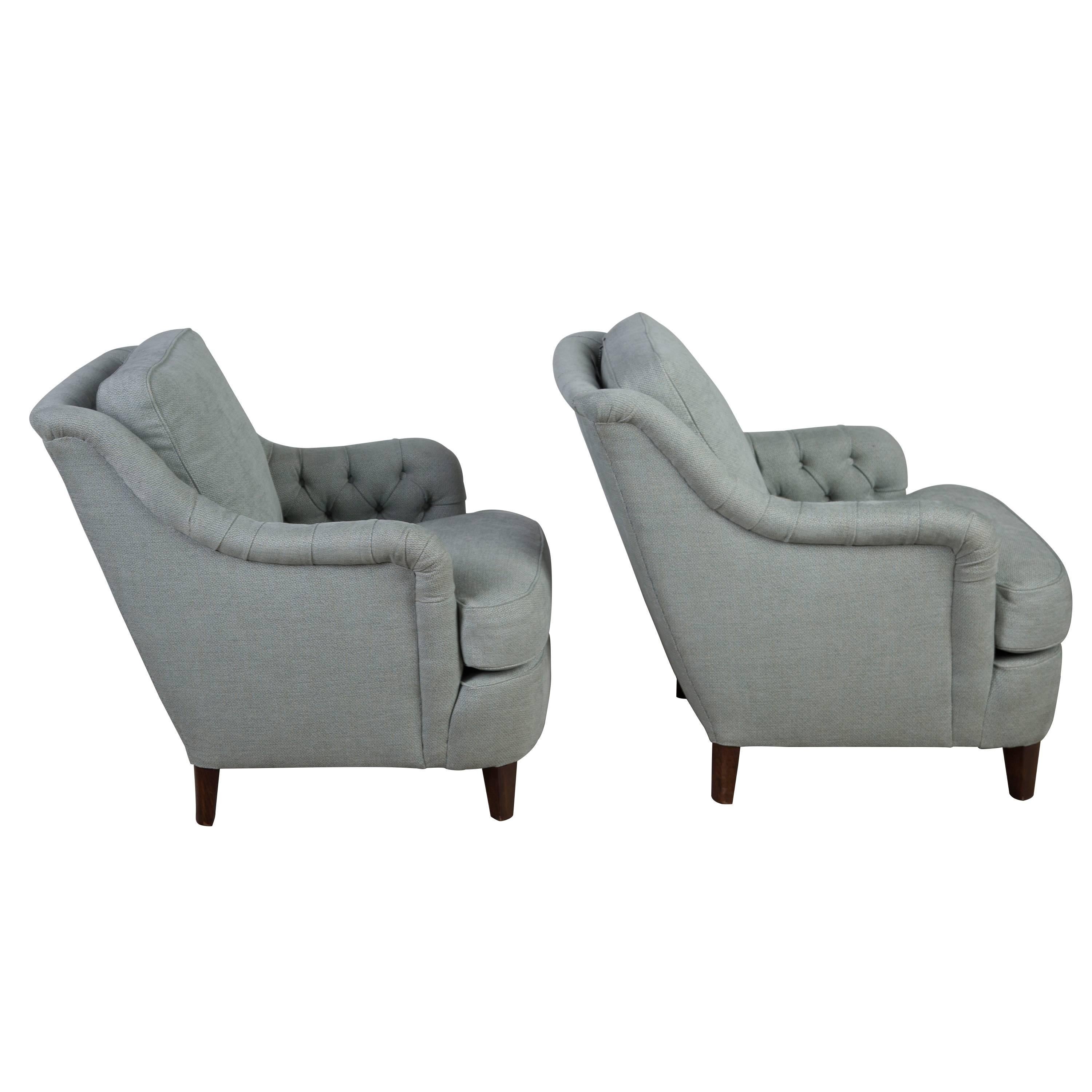 Pair of 1950s French Armchairs 2