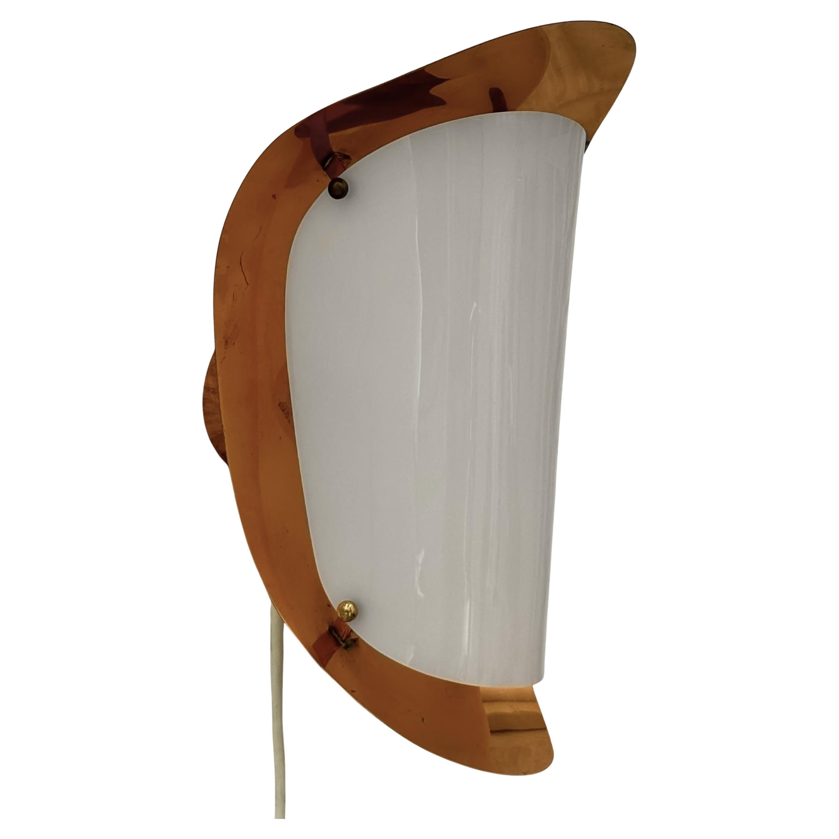 Lampada da parete modernista scandinava di Karlskrona Lampfabrik, Svezia, anni '60