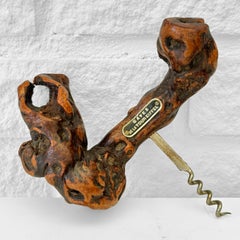 Laurent Siret corkscrew, Caves de la Tour Eiffel, grapewood, France, 1940s