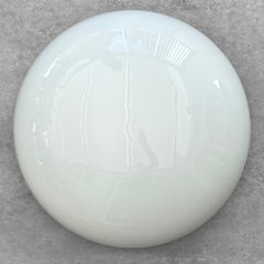 Lampe de plafond ou d'applique moderniste ASEA à encastrement, verre opale, Suède, années 1940