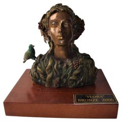 Rare Signed Israeli Bronze Sculpture Yolanda Antal Only 8 Pieces Ever Made!