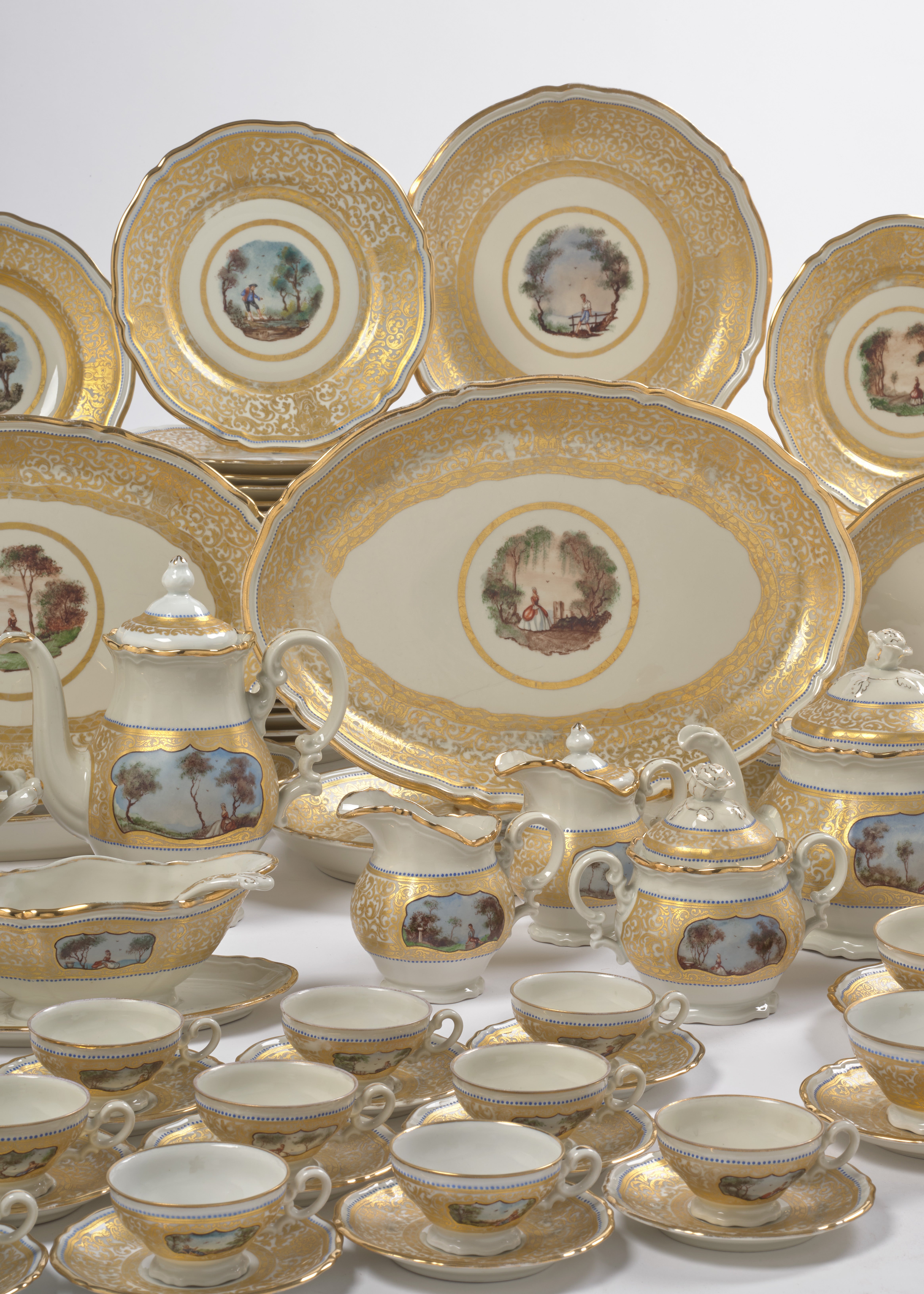 Murano Verbano Dinner Service, 20th Century