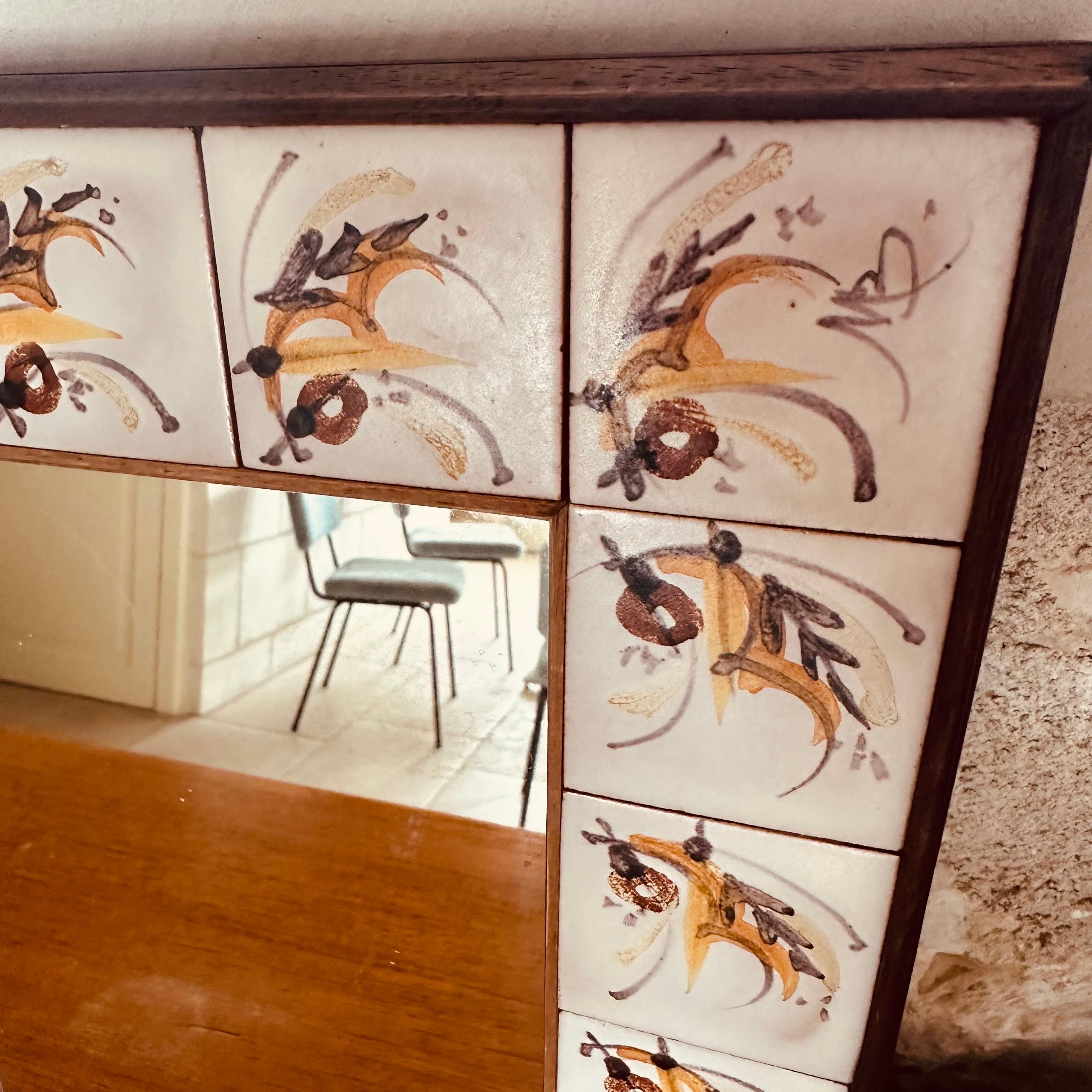 French ceramic tile Michel Boillot For Sale
