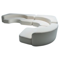 Ennio Chiggio-Sofa, um eine Wohnung, Nikol international , Alpaca-Wolle Italien 70er Jahre
