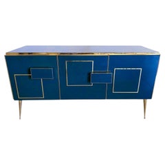 Sapphire Blue Sideboard by Justfurnituress, Handcrafted in Italy