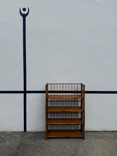 Italian Folding Bamboo Utensil Rack