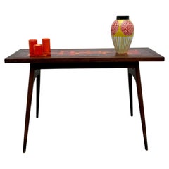 French Tiled Console Table by Robert Picault.