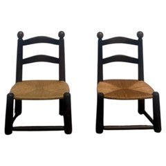Chaises brutalistes de Charles Dudouyt