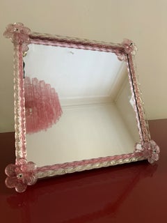 Miroir de table Murano. Italie, 1950.